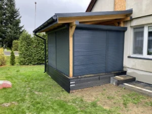 Roleta zewnętrzna kolor Antracyt - profil PA43/23